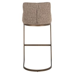 Richmond Interiors RICHMOND zestaw 2 krzeseł barowych BOLTON brown tweed