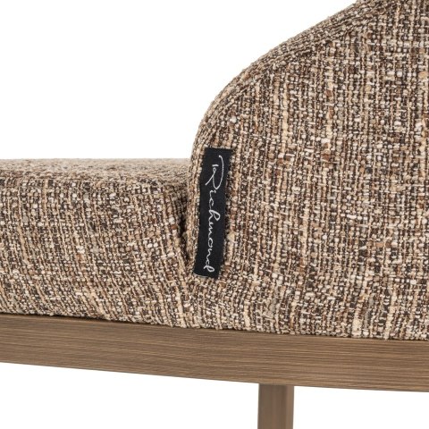 Richmond Interiors RICHMOND zestaw 2 krzeseł barowych BOLTON brown tweed Richmond Interiors RICHMOND zestaw 2 krzeseł barowych BOLTON brown tweed