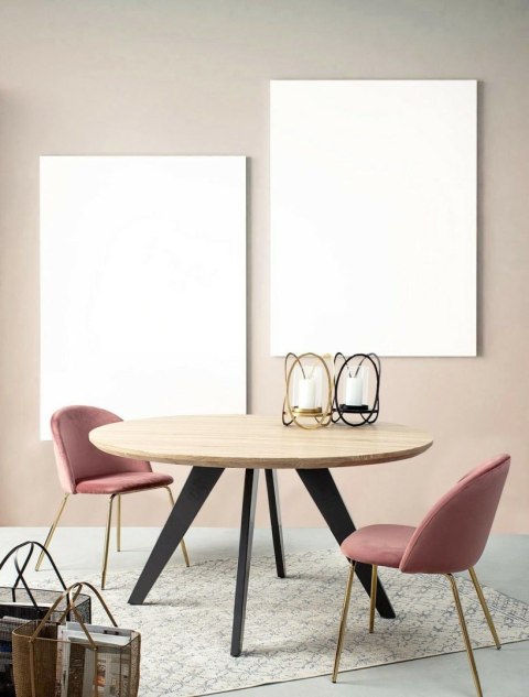 Bizzotto BIZZOTTO krzesło TANYA VELVET różowe