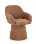 Bizzotto BIZZOTTO krzesło obrotowe ANTARA ARM brązowe