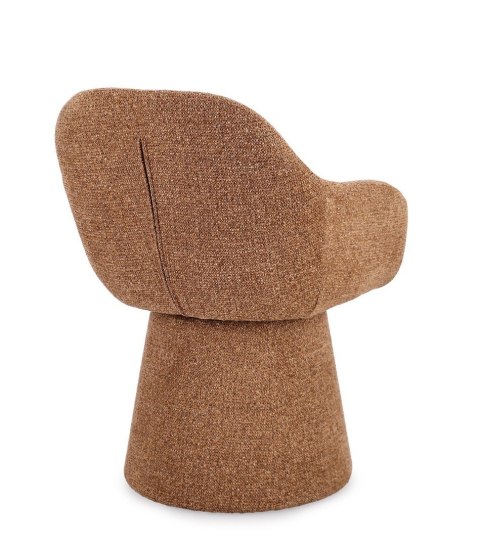 Bizzotto BIZZOTTO krzesło obrotowe ANTARA ARM brązowe