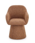 Bizzotto BIZZOTTO krzesło obrotowe ANTARA ARM brązowe