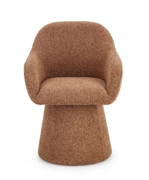 Bizzotto BIZZOTTO krzesło obrotowe ANTARA ARM brązowe