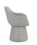 Bizzotto BIZZOTTO krzesło obrotowe ANTARA ARM szare