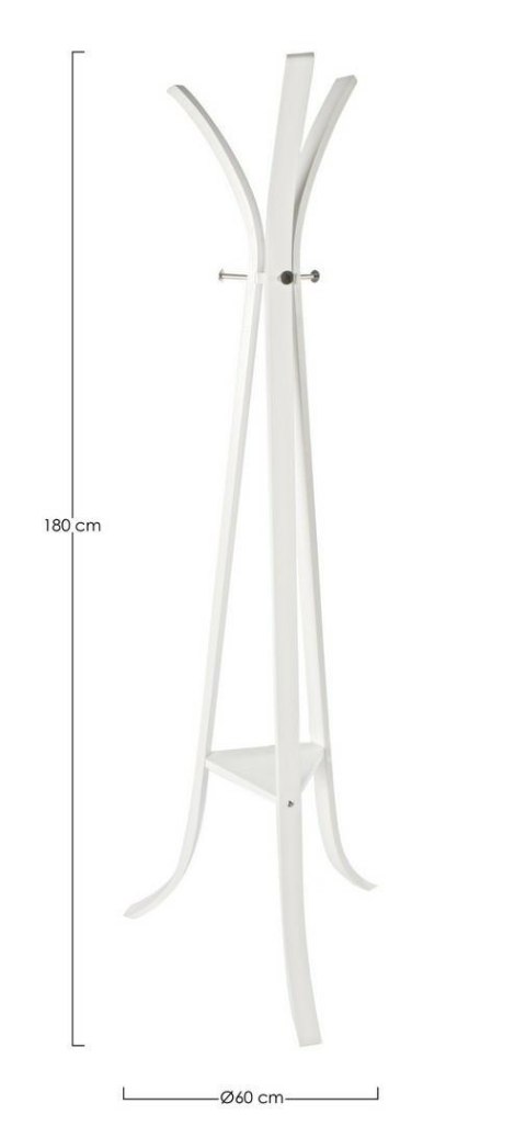 Bizzotto BIZZOTTO wieszak stojący TRIOMPHE biały