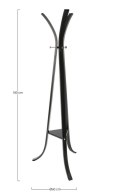 Bizzotto BIZZOTTO wieszak stojący TRIOMPHE czarny