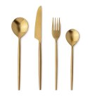 Bizzotto BIZZOTTO zestaw sztućców BRONTE SATIN GOLD 16 szt.