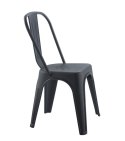 King Home Krzesło TOWER PARIS PP czarne
