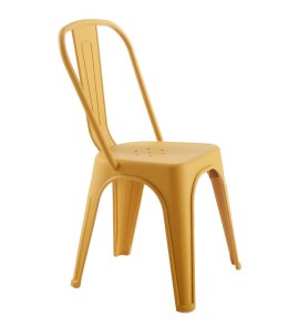 King Home Krzesło TOWER PARIS PP żółte