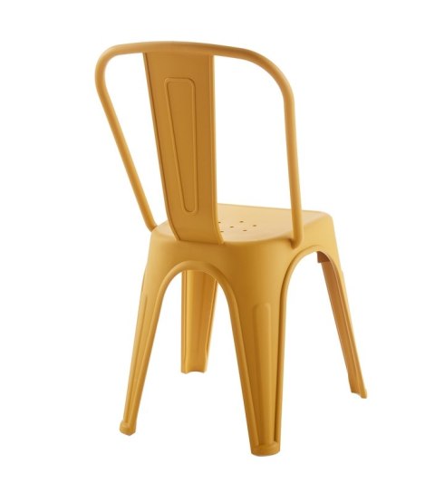 King Home Krzesło TOWER PARIS PP żółte