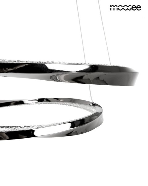 Moosee MOOSEE lampa wisząca ANILLO 2 czarna