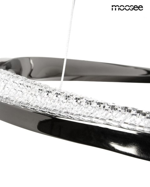 Moosee MOOSEE lampa wisząca ANILLO 2 czarna