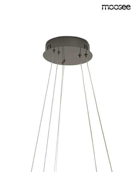 Moosee MOOSEE lampa wisząca ANILLO 2 czarna
