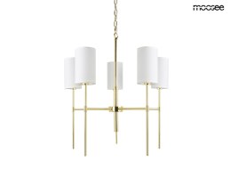 Moosee MOOSEE lampa wisząca IMPERIO 5 złota