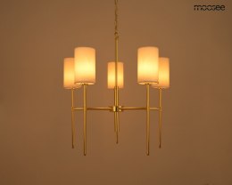 Moosee MOOSEE lampa wisząca IMPERIO 5 złota