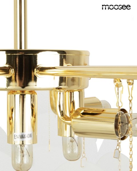 Moosee MOOSEE lampa wisząca SUONO 60 złota