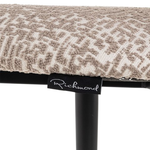 Richmond Interiors RICHMOND krzesło barowe DANTES 66 natural geo - trudnopalne Richmond Interiors RICHMOND krzesło barowe DANTES 66 natural geo - trudnopalne