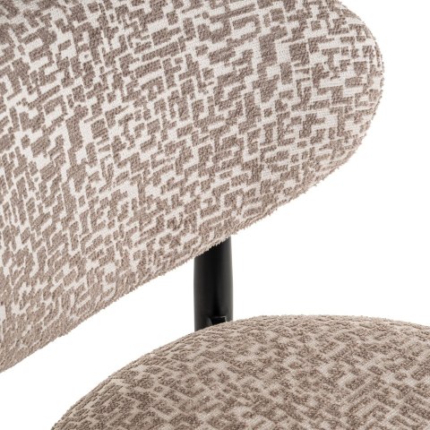 Richmond Interiors RICHMOND krzesło barowe DANTES 66 natural geo - trudnopalne Richmond Interiors RICHMOND krzesło barowe DANTES 66 natural geo - trudnopalne