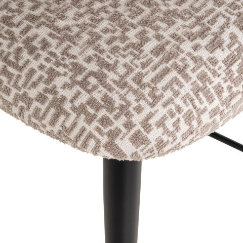 Richmond Interiors RICHMOND krzesło barowe DANTES 66 natural geo - trudnopalne Richmond Interiors RICHMOND krzesło barowe DANTES 66 natural geo - trudnopalne