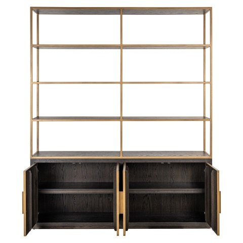 Richmond Interiors RICHMOND regał CARTER L brązowy Richmond Interiors RICHMOND regał CARTER L brązowy