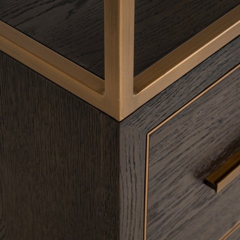 Richmond Interiors RICHMOND regał CARTER S brązowy Richmond Interiors RICHMOND regał CARTER S brązowy