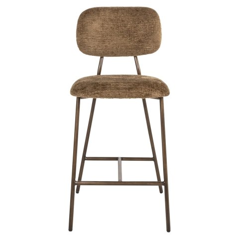 Richmond Interiors RICHMOND zestaw 2 krzeseł barowych XENIA 65 cm brązowy