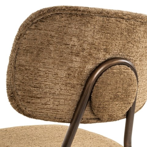 Richmond Interiors RICHMOND zestaw 2 krzeseł barowych XENIA 65 cm brązowy