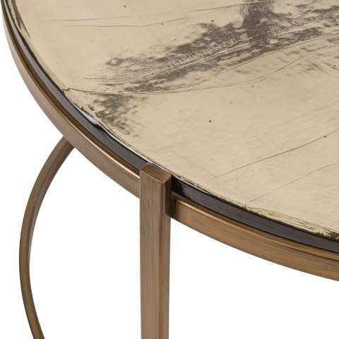 Richmond Interiors RICHMOND zestaw stolików kawowych CLEO złoty Richmond Interiors RICHMOND zestaw stolików kawowych CLEO złoty