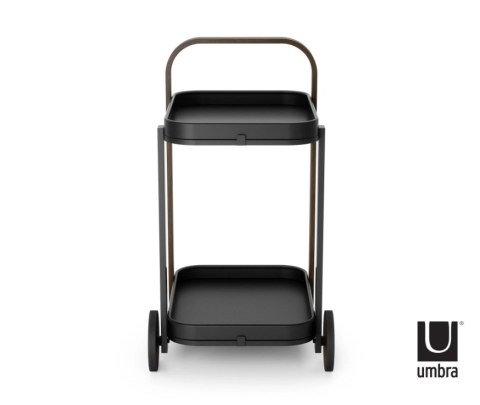 Umbra UMBRA wózek barowy BELLWOOD czarny orzechowy