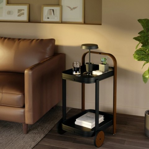 Umbra UMBRA wózek barowy BELLWOOD czarny orzechowy