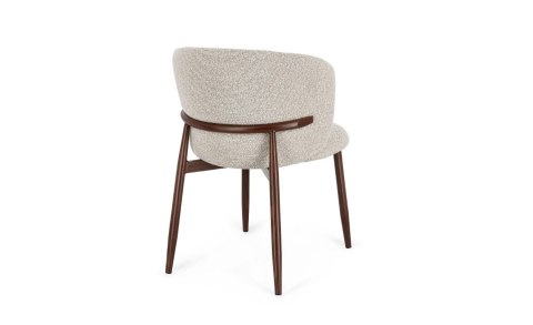 Bizzotto BIZZOTTO krzesło AMALIA brązowe / beżowe