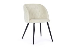 Bizzotto BIZZOTTO krzesło QUEEN VELVET białe