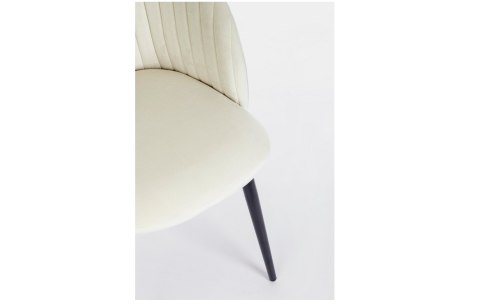 Bizzotto BIZZOTTO krzesło QUEEN VELVET białe