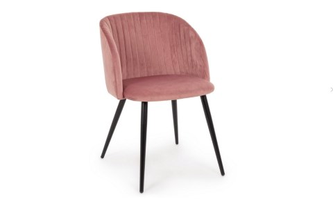 Bizzotto BIZZOTTO krzesło QUEEN VELVET różowe