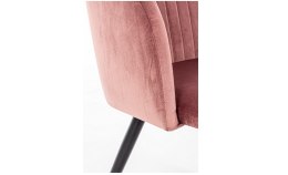 Bizzotto BIZZOTTO krzesło QUEEN VELVET różowe