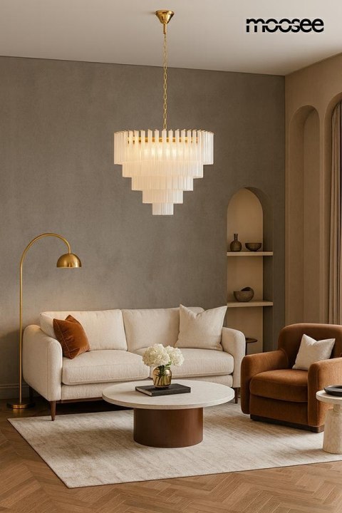 Moosee MOOSEE lampa wisząca GORDON 80 złota