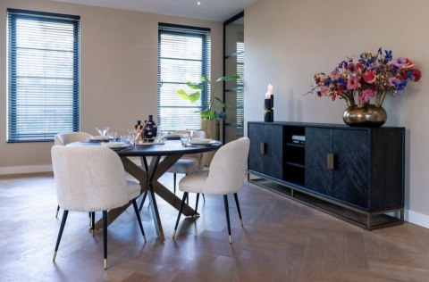 Richmond Interiors RICHMOND komoda BLACKBONE BRASS