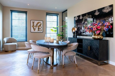 Richmond Interiors RICHMOND komoda BLACKBONE BRASS