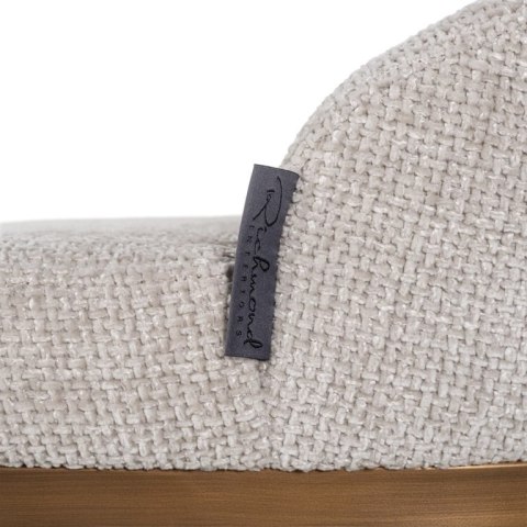 Richmond Interiors RICHMOND krzesło barowe BOLTON 76 - tkanina, złota podstawa