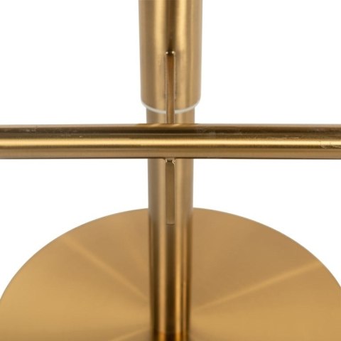 Richmond Interiors RICHMOND krzesło barowe ZABI regulowane - jasny szenil, złota podstawa