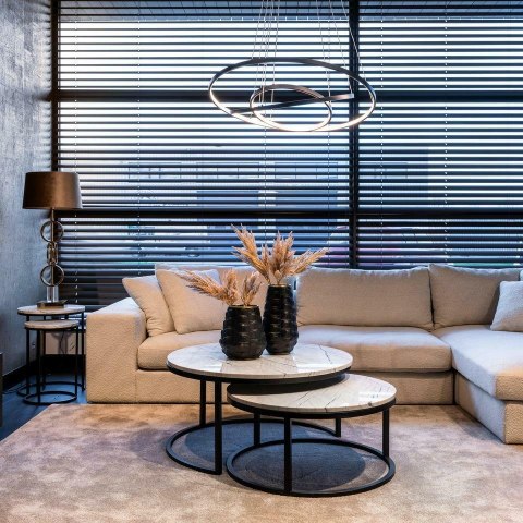 Richmond Interiors RICHMOND lampa wisząca AMIRA czarna