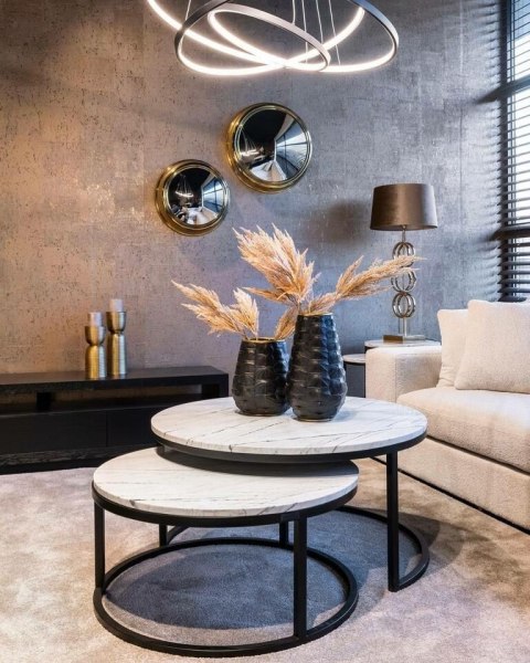 Richmond Interiors RICHMOND lampa wisząca AMIRA czarna