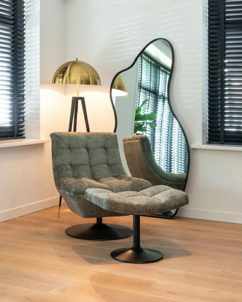 Richmond Interiors RICHMOND lustro ścienne ALDON - czarne