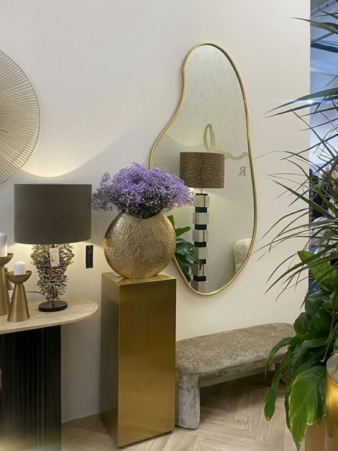 Richmond Interiors RICHMOND lustro ścienne ALTON szczotkowane złoto