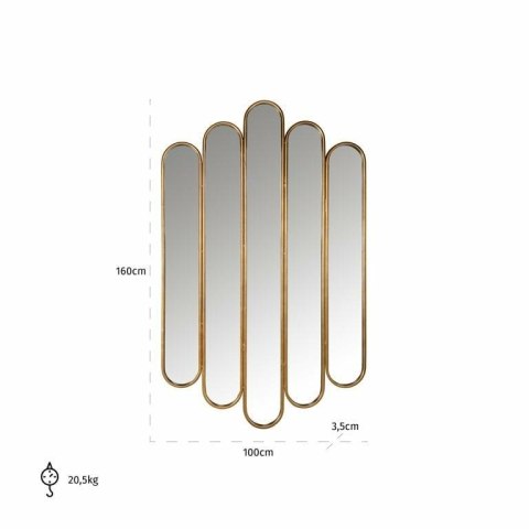 Richmond Interiors RICHMOND lustro ścienne CHELSEY złote