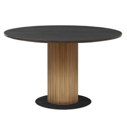 Richmond Interiors RICHMOND stół jadalniany IRONVILLE 140 - marmur, metal, MDF, sklejka brzozowa