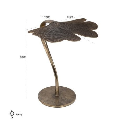 Richmond Interiors RICHMOND stolik JUNE szczotkowane złoto