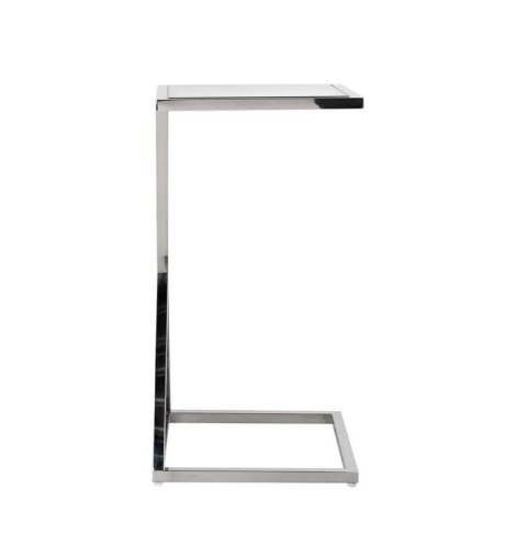 Richmond Interiors RICHMOND stolik PARAMOUNT - szkło, stal polerowana