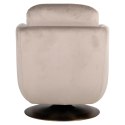 Richmond Interiors RICHMOND fotel obrotowy TURNER beżowy - trudnopalny