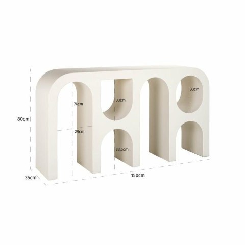 Richmond Interiors RICHMOND konsola BLOOMSTONE biała